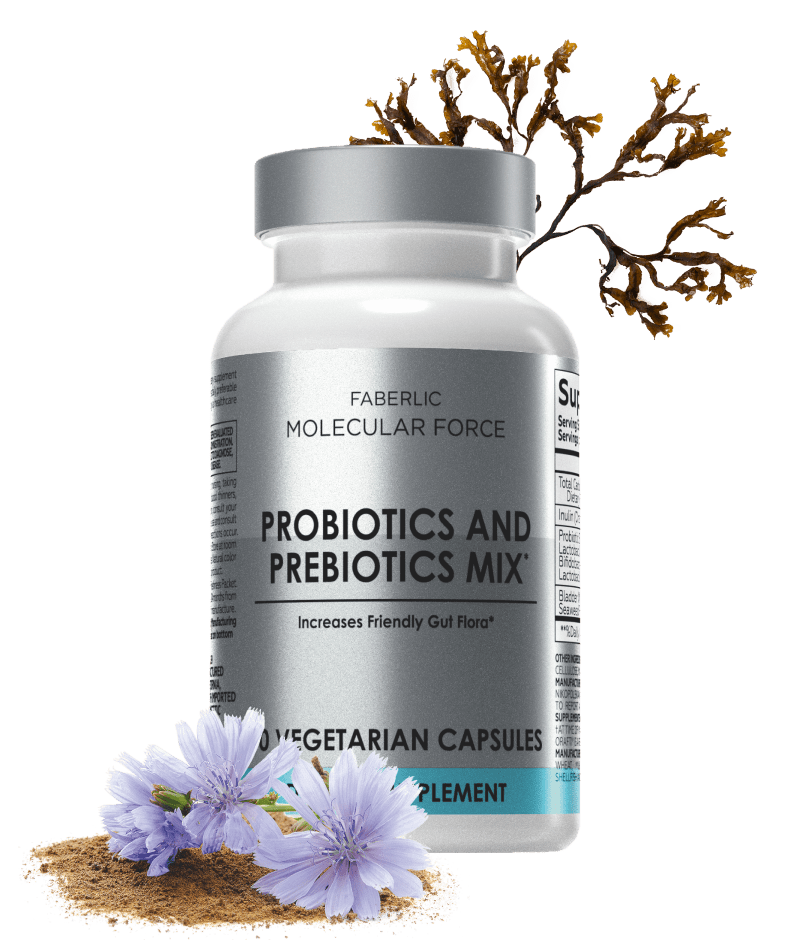 A Mix of Probiotics and Prebiotics