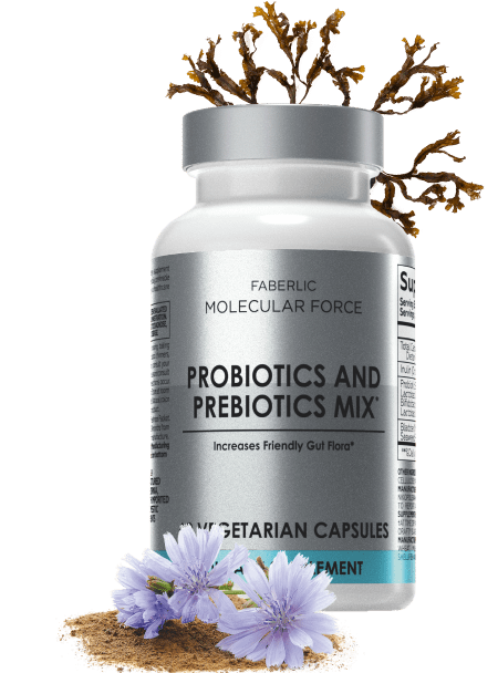 A Mix of Probiotics and Prebiotics